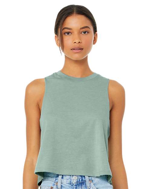 BELLA + CANVAS Women's Racerback Crop Tank - BELLA + CANVAS 6682