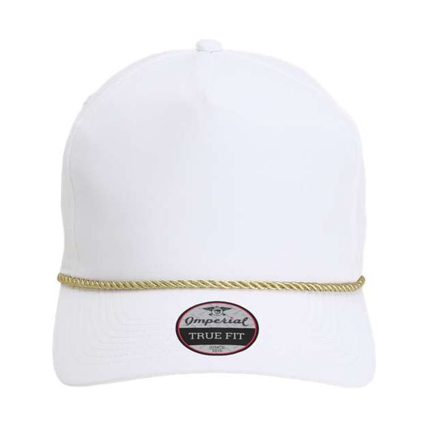 Imperial The Wrightson Cap - Imperial 5054 Imperial White/ Metallic Gold Adjustable