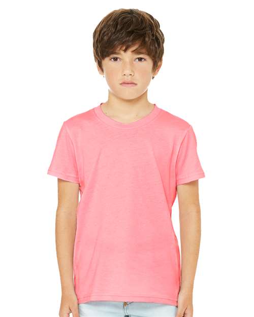 Bella + Canvas 3001YCVC Youth CVC Jersey Tee