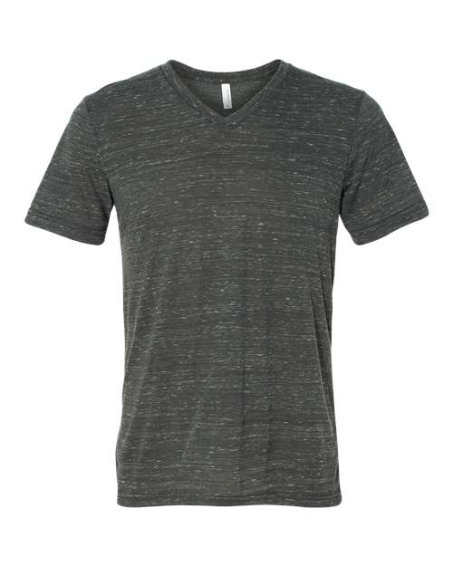 BELLA + CANVAS Unisex Textured Jersey V-Neck Tee - BELLA + CANVAS 3655