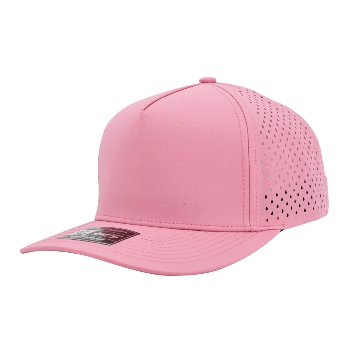 1010 Hats 615 5 - Panel Dryfit Performance Hat PINK Adjustable Hats