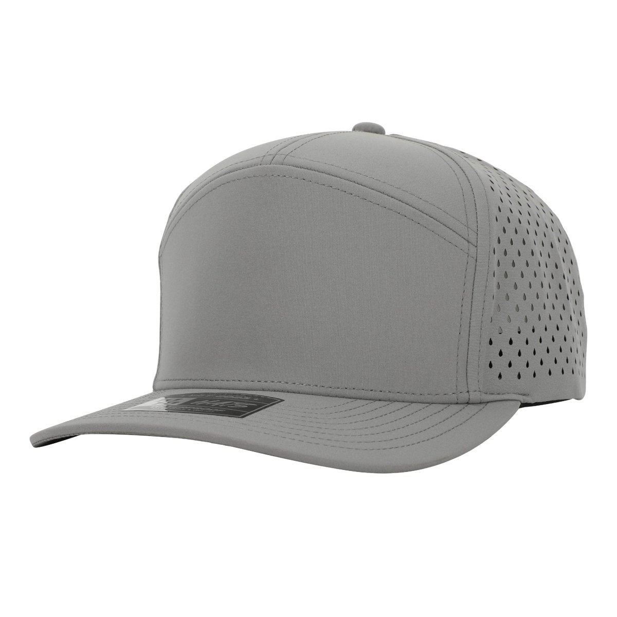1010 Hats 617 7 - Panel Dryfit Performance Hat LIGHT GRAY Adjustable Hats