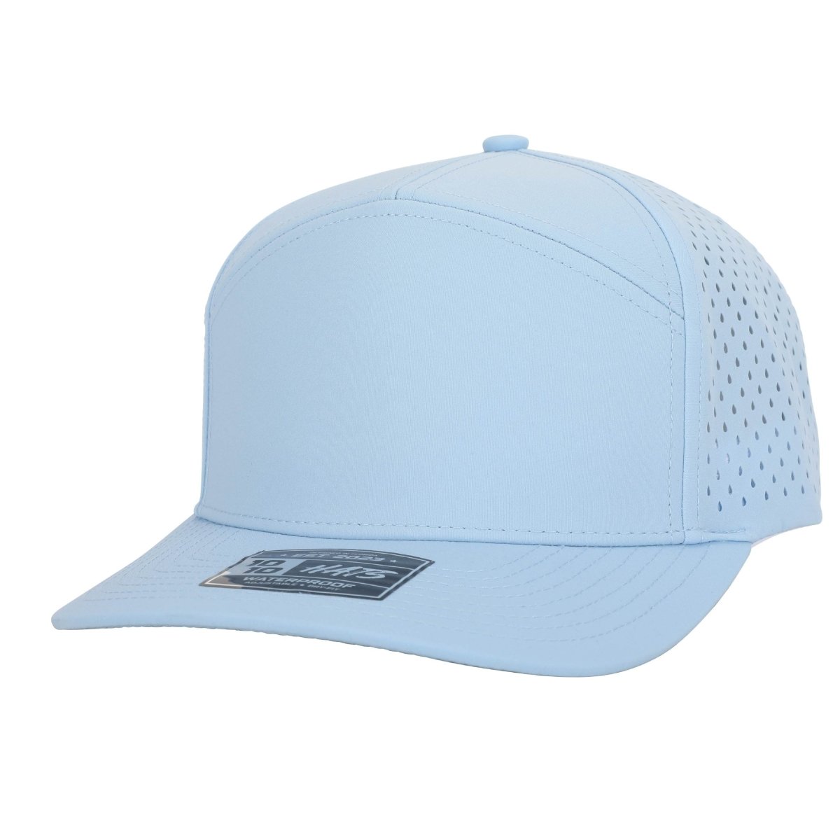 1010 Hats 617 7 - Panel Dryfit Performance Hat SKY BLUE Adjustable Hats