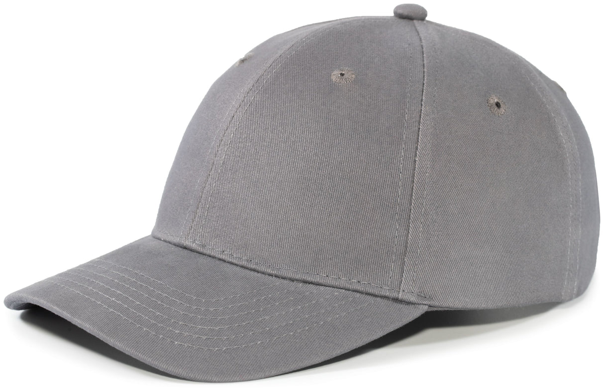 Pacific Headwear Brushed Cotton Twill Hook-And-Loop Adjustable Cap 101C