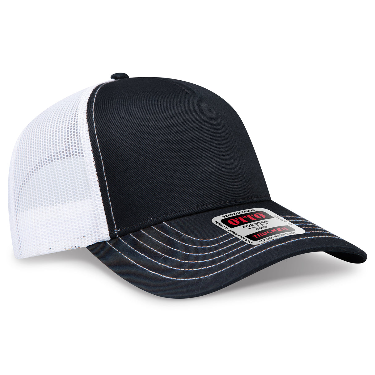 OTTO CAP® 5 Panel Low Profile Mesh Back Trucker Hat OTTO 102-664