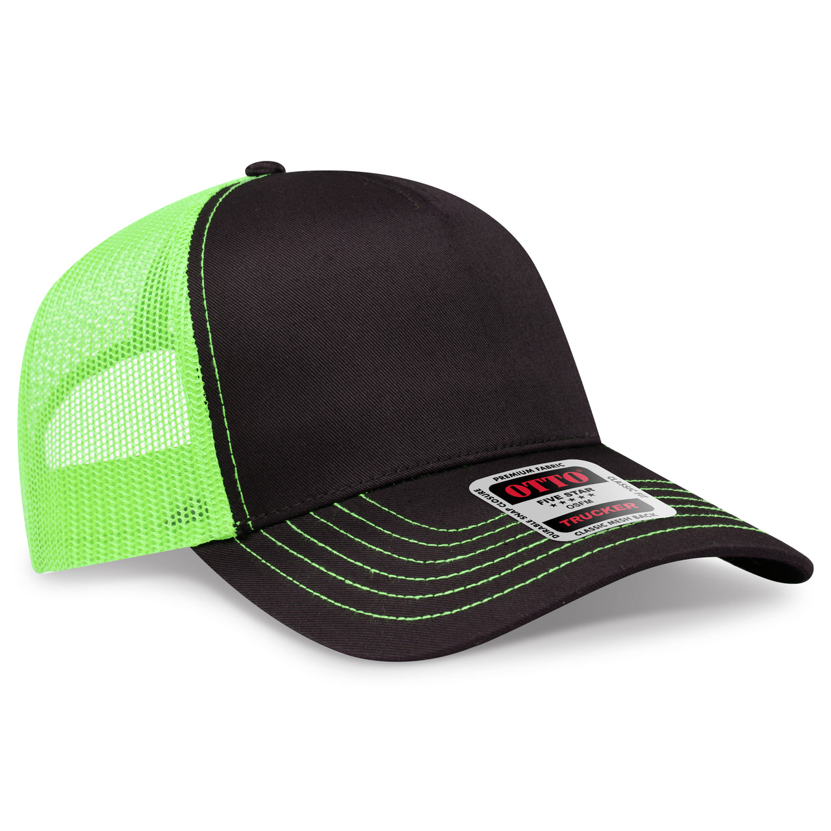 OTTO CAP® 5 Panel Low Profile Mesh Back Trucker Hat OTTO 102-664