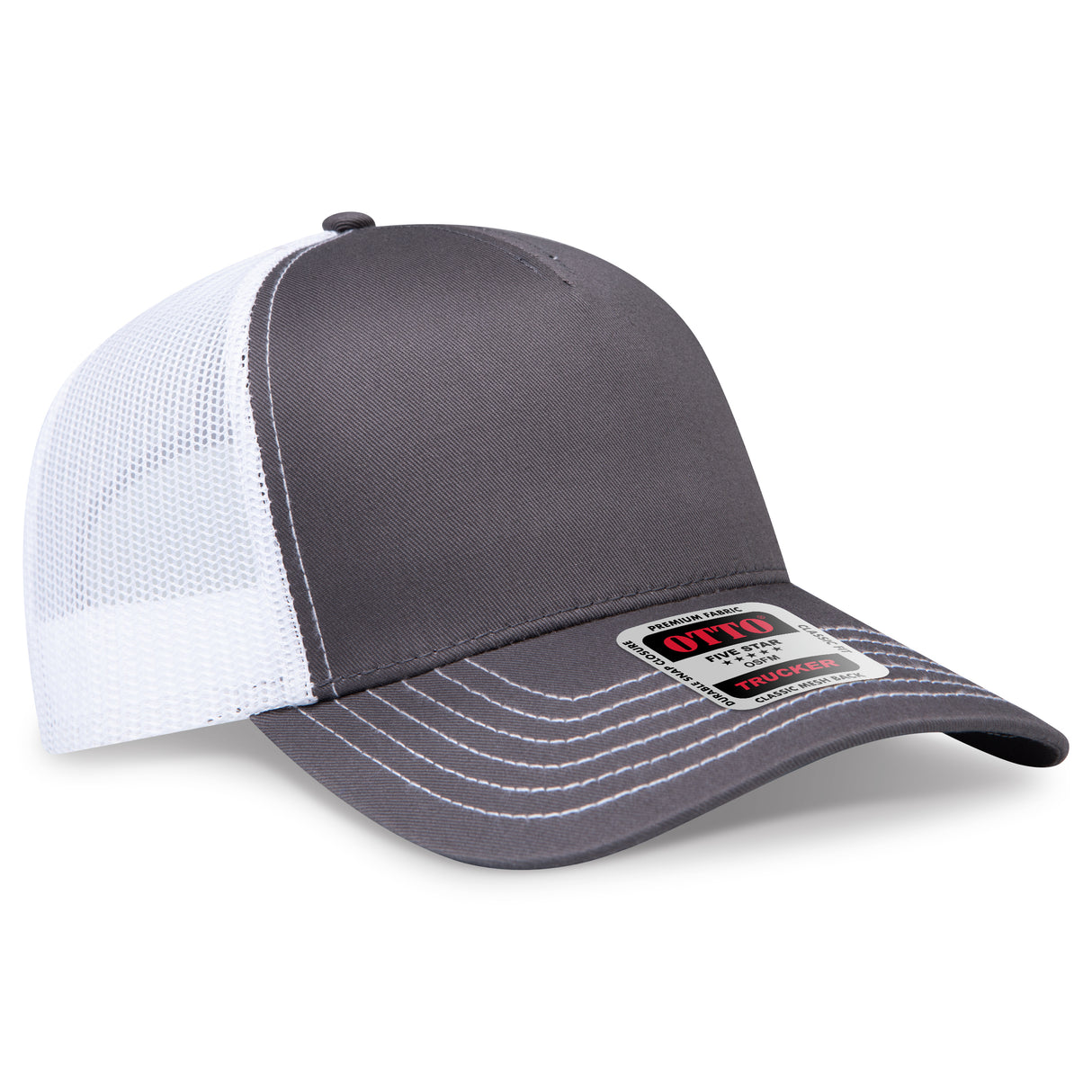 OTTO CAP® 5 Panel Low Profile Mesh Back Trucker Hat OTTO 102-664