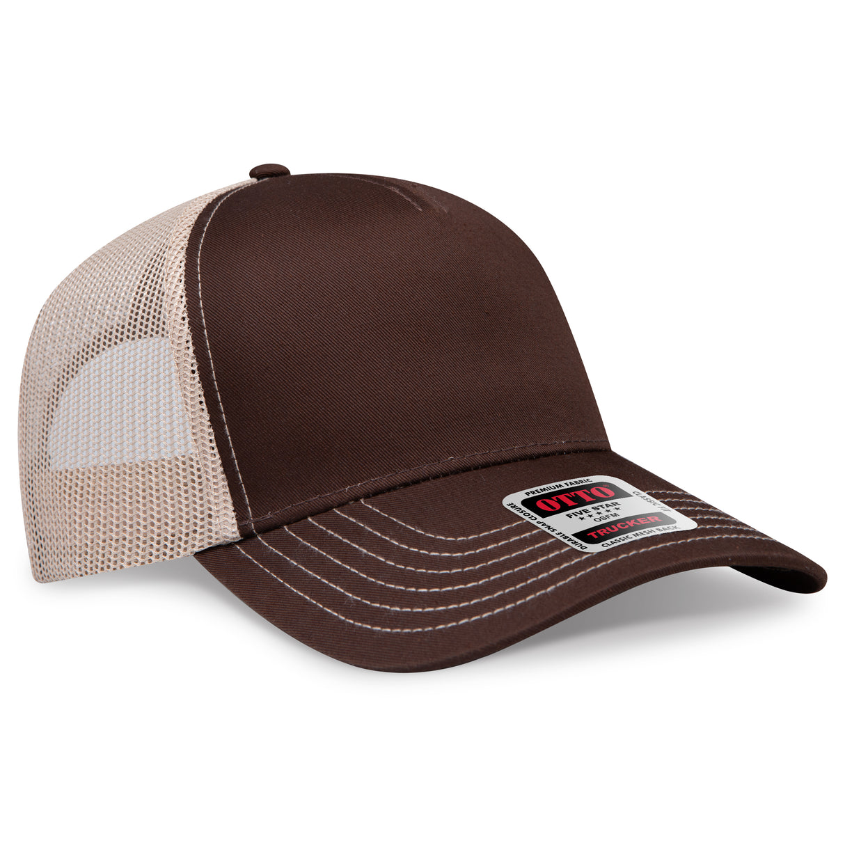 OTTO CAP® 5 Panel Low Profile Mesh Back Trucker Hat OTTO 102-664