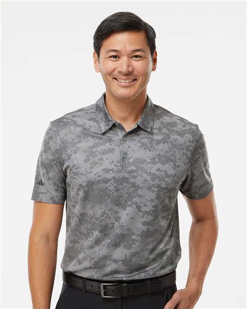 Adidas Men's All Over Camo Print Polo - Adidas A550
