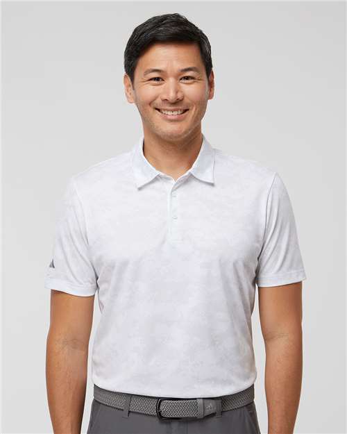 Adidas Men's All Over Camo Print Polo - Adidas A550