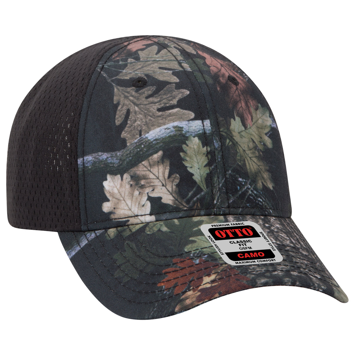 OTTO CAP® Camouflage 6 Panel Low Profile Baseball Cap OTTO 103-1243