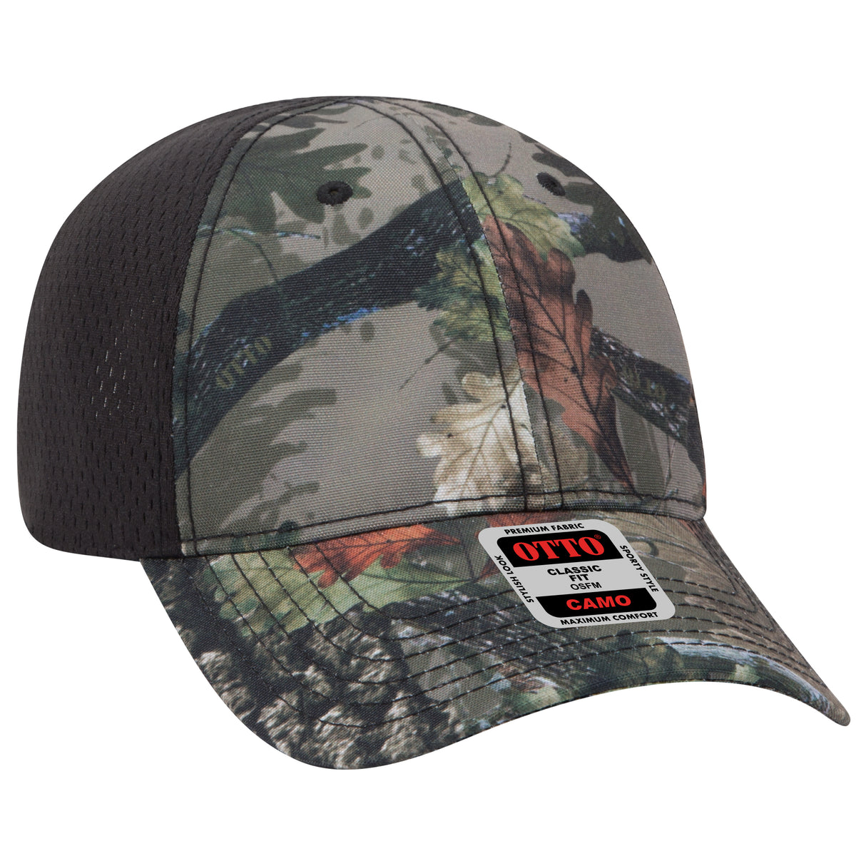 OTTO CAP® Camouflage 6 Panel Low Profile Baseball Cap OTTO 103-1243