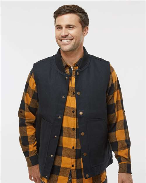 Independent Trading Co. Men's Insulated Canvas Workwear Vest - Independent Trading Co. EXP560V
