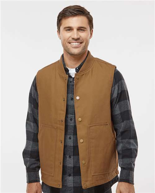 Independent Trading Co. Men's Insulated Canvas Workwear Vest - Independent Trading Co. EXP560V