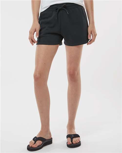 Independent Trading Co. PRM20SRT Women's Lightweight California Wave Wash Fleece Shorts | Wholesale Women's Shorts