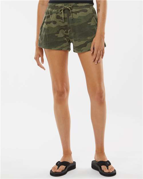 Independent Trading Co. PRM20SRT Women's Lightweight California Wave Wash Fleece Shorts | Wholesale Women's Shorts