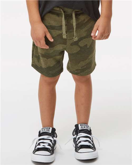 Independent Trading Co. Toddler Lightweight Special Blend Fleece Shorts - Independent Trading Co. PRM11SRT