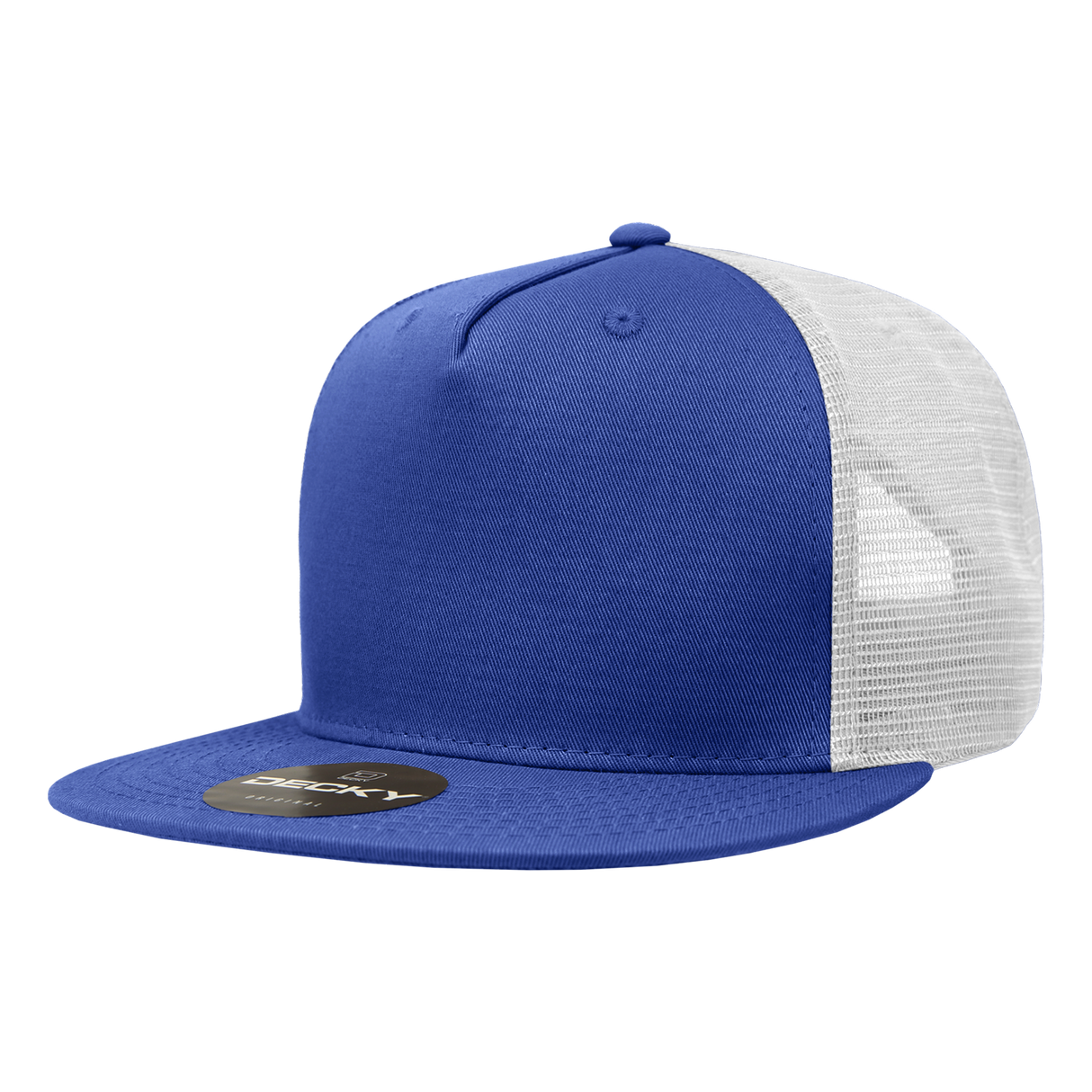 Decky 5 Panel High Profile Structured Cotton Blend Trucker | Decky 1040