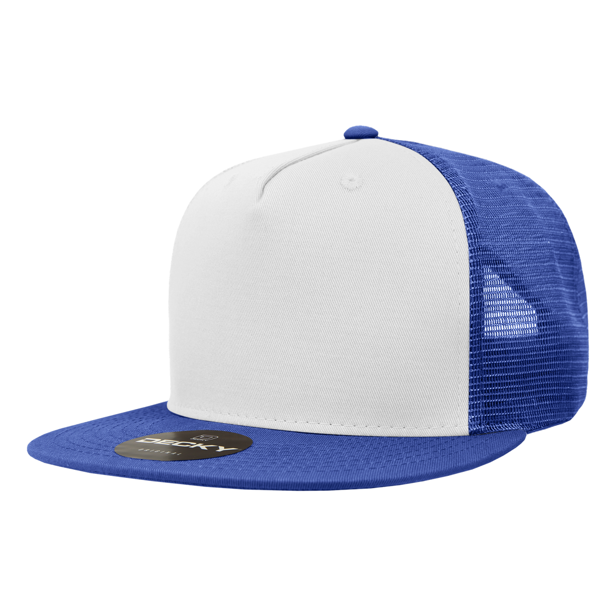 Decky 5 Panel High Profile Structured Cotton Blend Trucker | Decky 1040