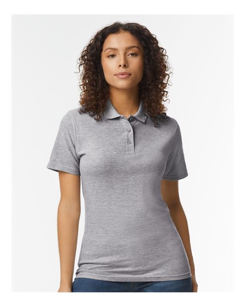 Gildan 64800L Women's Softstyle Pique Polo