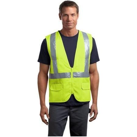 ANSI 107 Class 2 Mesh Back Safety Vest Joe's USA Safety Yellow 4X-Large