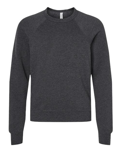 Bella + Canvas 3901Y Youth Sponge Fleece Crewneck Sweatshirt