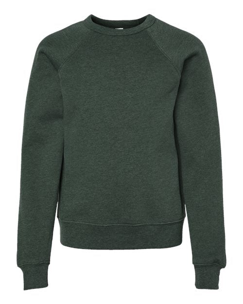 Bella + Canvas 3901Y Youth Sponge Fleece Crewneck Sweatshirt