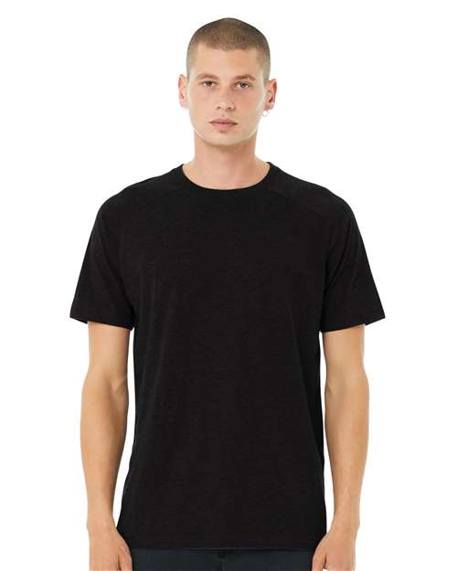 Bella + Canvas 3201 Men's Heather CVC Raglan Tee