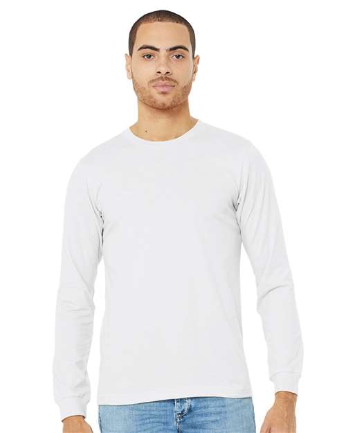 Bella + Canvas 3501CVC Heather CVC Long Sleeve Tee