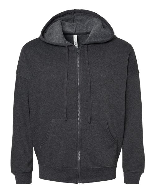BELLA + CANVAS Unisex Sponge Fleece DTM Full-Zip Hoodie Sweatshirt - BELLA + CANVAS 3759