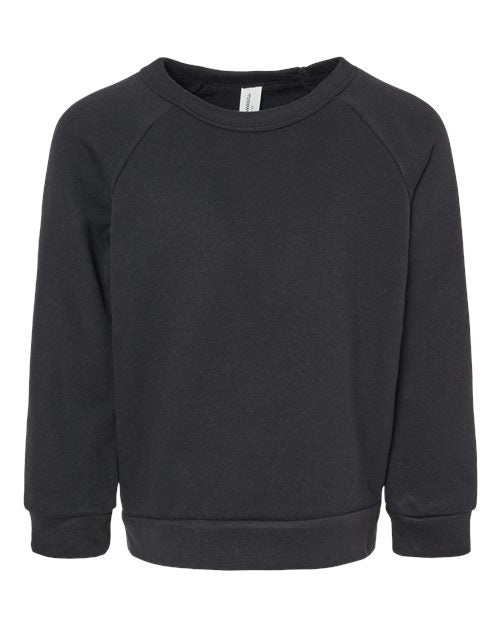 BELLA + CANVAS Toddler Sponge Fleece Raglan Crewneck Sweatshirt - BELLA + CANVAS 3901T