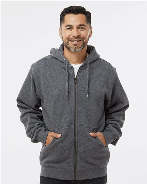 DRI DUCK Men's Crossfire Heavyweight Power Fleece Hooded Jacket with Thermal Lining - DRI DUCK 7033