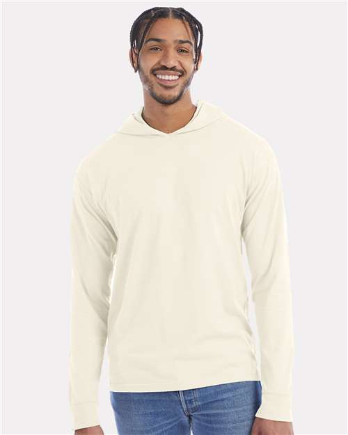 ComfortWash by Hanes Unisex Garment-Dyed Jersey Hooded Long Sleeve T-Shirt - ComfortWash by Hanes GDH280