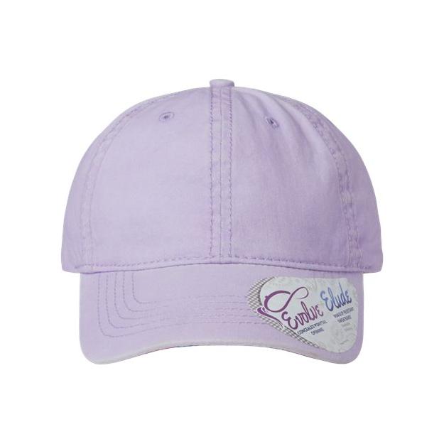Infinity Her Women's Pigment-Dyed with Fashion Undervisor Cap - Infinity Her CASSIE Infinity Her Lavender/ Stripes Adjustable