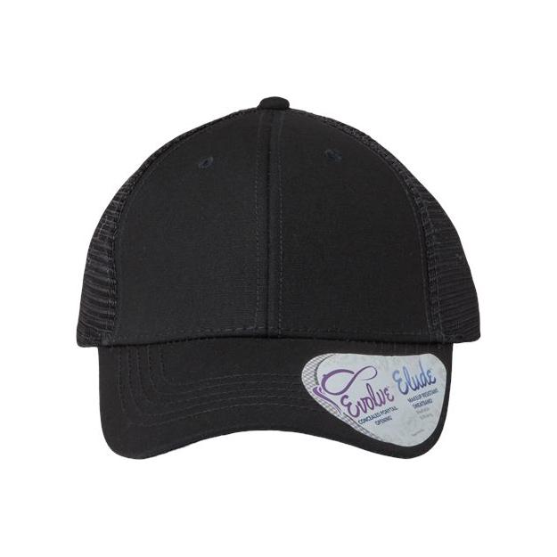 Infinity Her Women's Modern Trucker Cap - Infinity Her CHARLIE Infinity Her Black/ Black Adjustable