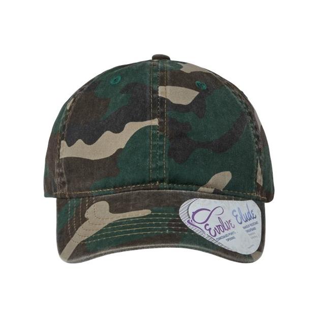 Infinity Her Women's Garment-Washed Fashion Print Cap - Infinity Her HATTIE Infinity Her Fashion Camo Adjustable