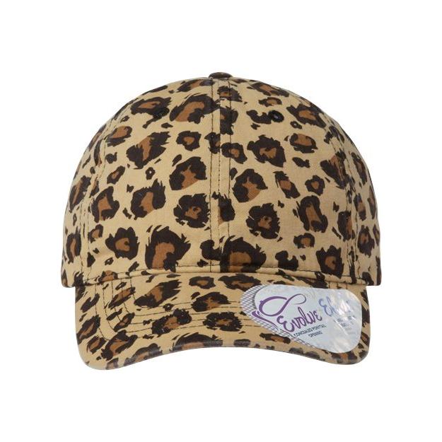 Infinity Her Women's Garment-Washed Fashion Print Cap - Infinity Her HATTIE Infinity Her Leopard Adjustable