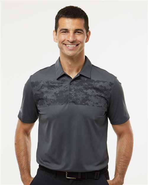 Adidas Men's Camo Chest Print Polo - Adidas A585