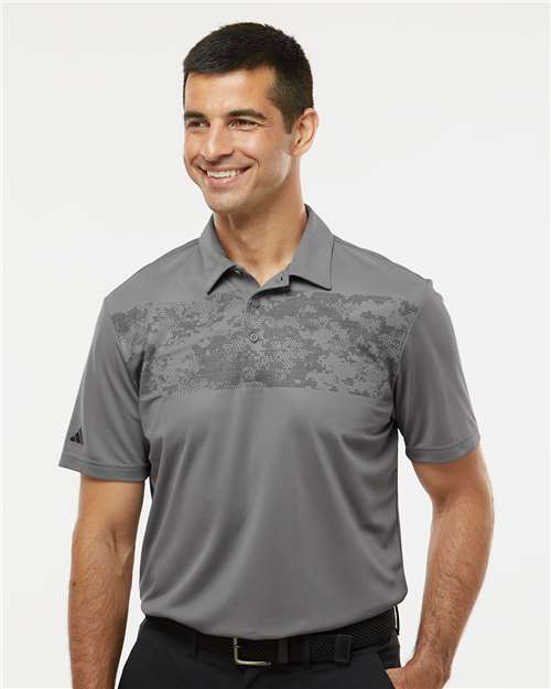 Adidas Men's Camo Chest Print Polo - Adidas A585