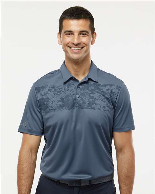 Adidas Men's Camo Chest Print Polo - Adidas A585