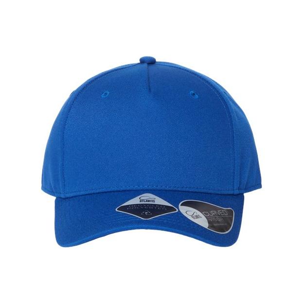 Atlantis Headwear Sustainable Five-Panel Cap - Atlantis Headwear FIJI Atlantis Headwear Royal Adjustable