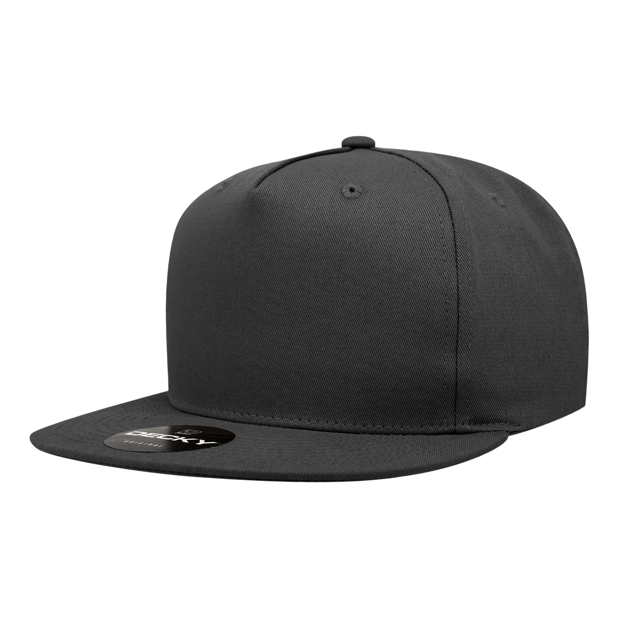 Decky 5 Panel High Profile Structured Cotton Blend Snapback | Decky 1064