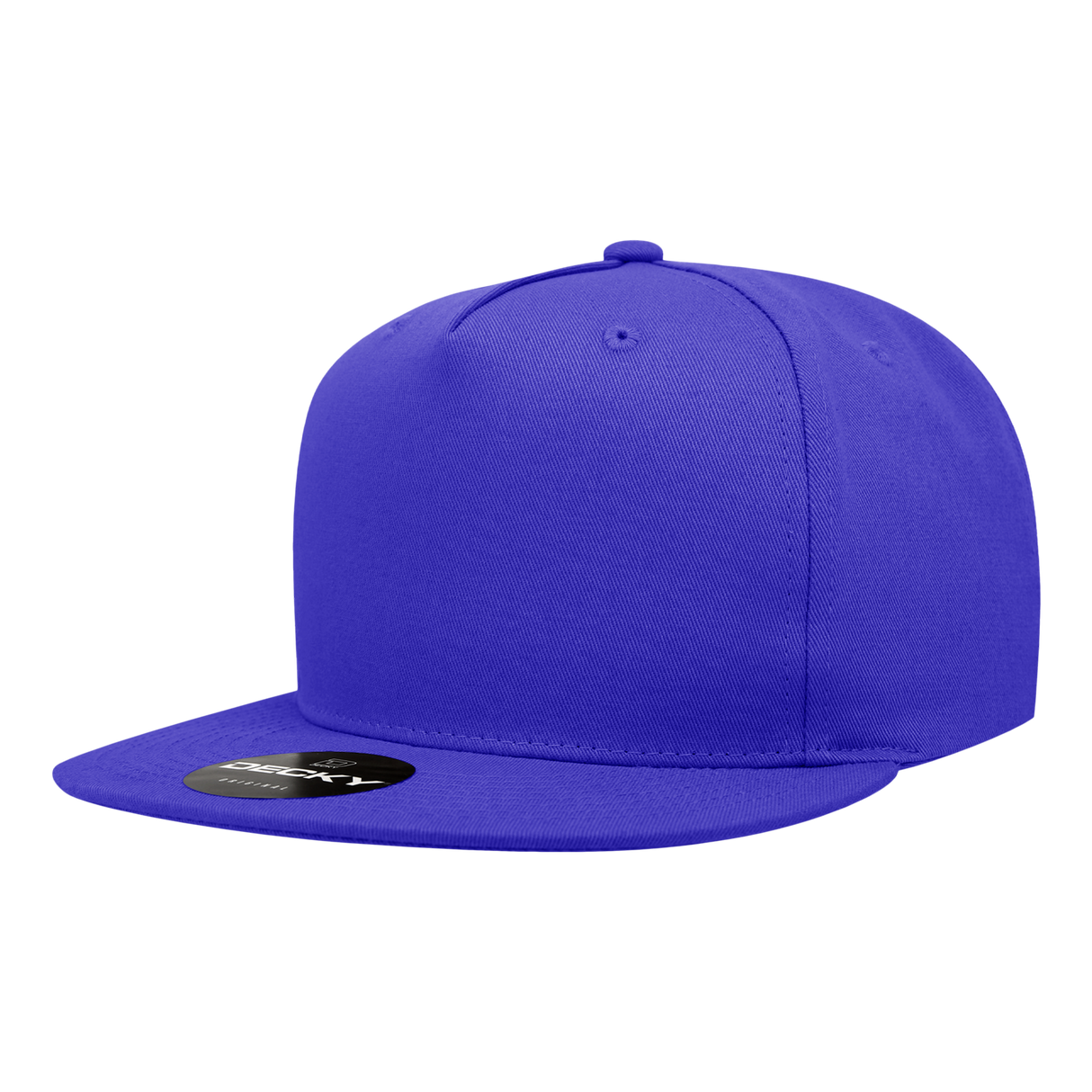 Decky 5 Panel High Profile Structured Cotton Blend Snapback | Decky 1064