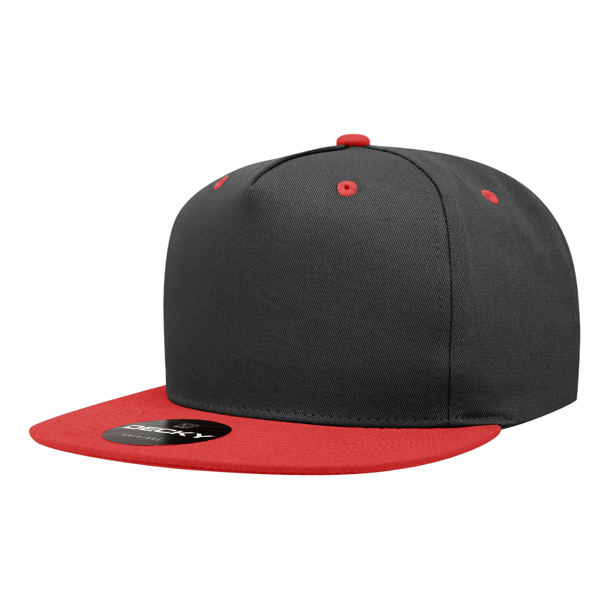 Decky 5 Panel High Profile Structured Cotton Blend Snapback | Decky 1064