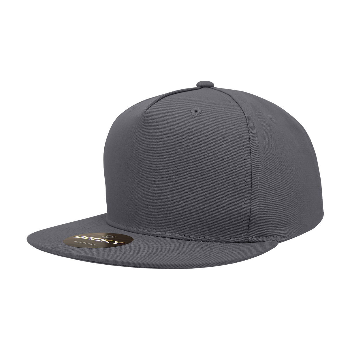 Decky 5 Panel High Profile Structured Cotton Blend Snapback | Decky 1064
