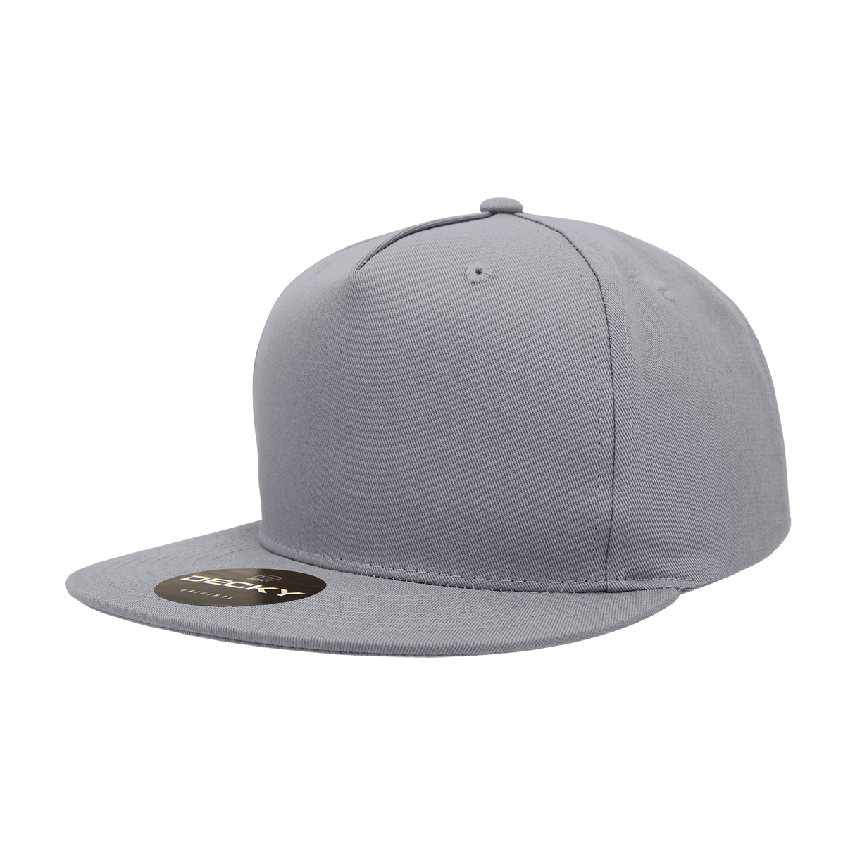 Decky 5 Panel High Profile Structured Cotton Blend Snapback | Decky 1064