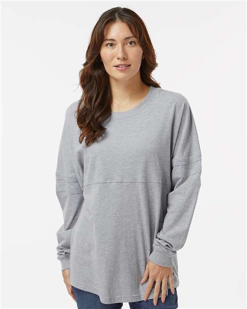 Boxercraft Women's Pom Pom Long Sleeve Jersey T-Shirt - Boxercraft BW3514