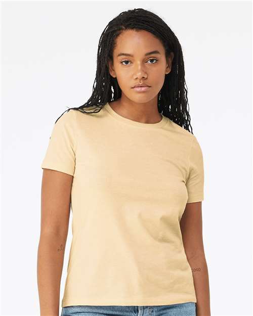 Bella + Canvas 6400CVC Women’s Relaxed Fit Heather CVC Tee