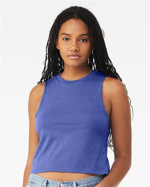 BELLA + CANVAS Women's Racerback Crop Tank - BELLA + CANVAS 6682