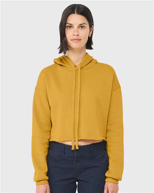 BELLA + CANVAS Women's Crop Fleece Hoodie Sweatshirt - BELLA + CANVAS 7502